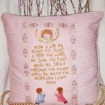 Evening Angels, machine embroidery designs, angel, halo, prayer, christian, childrens, cushion, wall hanging, picture frame, Now I lay me down to sleep I pray to the lord my soul to keep guide me safetly through the night wake me with the morning light amen