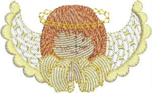 Evening Angels, machine embroidery designs, angel, halo, prayer, christian, childrens, cushion, wall hanging, picture frame, Now I lay me down to sleep I pray to the lord my soul to keep guide me safetly through the night wake me with the morning light amen