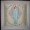 Evening Angels, machine embroidery designs, angel, halo, prayer, christian, childrens, cushion, wall hanging, picture frame, Now I lay me down to sleep I pray to the lord my soul to keep guide me safetly through the night wake me with the morning light amen