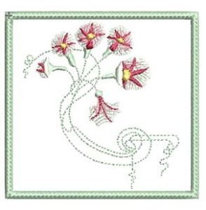 Fabia, machine embroidery designs, floral, flowers, decorative