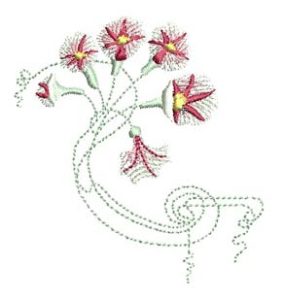 Fabia, machine embroidery designs, floral, flowers, decorative