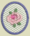 Fancy flowers, floral, machine embroidery designs, bouquet, decorative, cushion, bow, beautiful