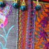 Feast of Colour, machine embroidery designs, artistic, patterns, creative, decorative, moroccan, middle east, floral, flowers, stars, leaves, funky patterns, foot stool, purse, bag, handbag, cushion, clothing, top, shirt, t-shirt, placemat, home decor, wall hanging, colourful, swirls, creative