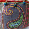 Feast of Colour, machine embroidery designs, artistic, patterns, creative, decorative, moroccan, middle east, floral, flowers, stars, leaves, funky patterns, foot stool, purse, bag, handbag, cushion, clothing, top, shirt, t-shirt, placemat, home decor, wall hanging, colourful, swirls, creative