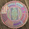 Feast of Colour, machine embroidery designs, artistic, patterns, creative, decorative, moroccan, middle east, floral, flowers, stars, leaves, funky patterns, foot stool, purse, bag, handbag, cushion, clothing, top, shirt, t-shirt, placemat, home decor, wall hanging, colourful, swirls, creative