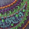 Feast of Colour, machine embroidery designs, artistic, patterns, creative, decorative, moroccan, middle east, floral, flowers, stars, leaves, funky patterns, foot stool, purse, bag, handbag, cushion, clothing, top, shirt, t-shirt, placemat, home decor, wall hanging, colourful, swirls, creative