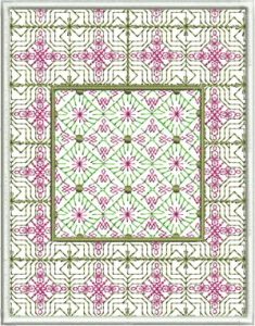 Feast of Colour, machine embroidery designs, artistic, patterns, creative, decorative, moroccan, middle east, floral, flowers, stars, leaves, funky patterns, foot stool, purse, bag, handbag, cushion, clothing, top, shirt, t-shirt, placemat, home decor, wall hanging, colourful, swirls, creative