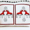 Folklore, machine embroidery designs, horses, artistic, creative, decorative, patterns, cushion, pillow, purse, clothing, jacket, top, t-shirt