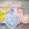 Gift of Love, machine embroidery designs, Easter, love hearts, bunny, flowers, floral, rabbit, Happy Easter, easter bag, place mat, home decor