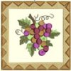 Grapes, Machine Embroidery Designs, bag, handbag, decorative