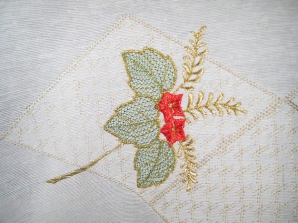 Hana, machine embroidery designs, lilly, flower, floral, leaves, bouquet, decorative, artistic, wall hanging, homewares, cushion, pillow, clothing, t-shirt, top, blouse, table runner, beatuiful