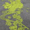 Hiroto, machine embroidery designs, birds, asian inspired, blossoms, flowers, crane, floral, oriental, japanese, bag, handbag, wall hanging