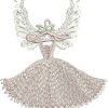 I Made This, Fairy, machine embroidery designs, wings, dress