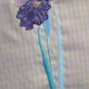 Iris, Machine Embroidery Designs, Floral, Flower, Pot Plant, clothing, t-shirt, blouse, oven mits, homewares