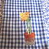 Iris, Machine Embroidery Designs, Floral, Flower, Pot Plant, clothing, t-shirt, blouse, oven mits, homewares