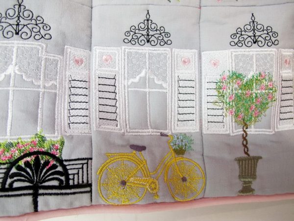 Let's Sew, machine embroidery designs, sewing machine cover, toy box, container, bag, cat, bench, house, curtains, topairy pot, floral, flowers, front door, decorative, street lamp, bird, apple tree, orange tree, fence, gate, tulips, window shutters, bike, bicycle, sewing machine, today i shall create, water fountain, child swinging, today i shall play, tree, patterns, decorative, artistic