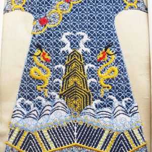 Machu Robes, machine embroidery designs, kimono, dress, dragon, artistic, decorative, pattern, China, cushion, roll pillow, picture frame, wall hanging