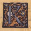 Illuminations, alpabet, machine embroidery designs, decorative, artistic, regency, wall hanging, quilt, blanket