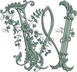 Monograms, machine embroidery designs, alphabet, floral, flowers, decorative, artistic, wall hanging, pillow, bag, handbag, clothing, blouse, top, delicate, a, b, c, d, e, f, g, h, i, j, k, l, m, n, o, p, q, r, s, t, u, v, w, x, y, z