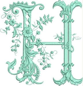 Monograms, machine embroidery designs, alphabet, floral, flowers, decorative, artistic, wall hanging, pillow, bag, handbag, clothing, blouse, top, delicate, a, b, c, d, e, f, g, h, i, j, k, l, m, n, o, p, q, r, s, t, u, v, w, x, y, z