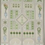 Up the Garden Path, machine embroidery designs, artistic, decorative, star, patterns, leaves, vines, fountain, water, topairy, bird, plant, picket fence, flowers, floral, pot plant, bird nest, patchwork, wall hanging, cushion, pillow, apron, clothing. homewares, home decor