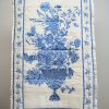 Delft, machine embroidery designs, quilting, wall hanging, floral, flowers, bouqet, flower pot, plant, butterfly, wall hanging, stunning, beautiful, artistic, decorative, leaves, gorgeous, pretty. pattern, patchwork