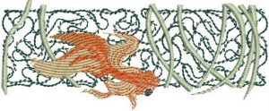 Enchant, machine embroidery designs, patterns, finch, bird, decorative, artistic, butterfly, butterflies, goldfish, koi, fish, reed, plant, sun, water, floral, flowers, tree, plant, trees, lilly, water lilly, lotus, cushion, pillow, picture frame, wall hanging, homewares, home decor, clothing, fashion, t-shirt, shirt, blouse, place mat, hand towel