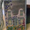 Rose Cottage, machine embroidery designs, rabbit, bunny, cottage, house, garden, flowers, floral, plants, path, door, window, lavendar, roof, vine, grass, cat, homewares, bag, purse, ornament, home decor, cute, pattern