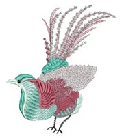 Tumon, machine embroidery designs, Guam, floral, flowers, water, ocean, patterns, designs, hubiscus, tropical, bird, wall hanging