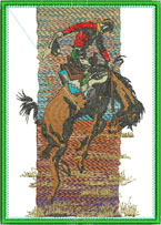 Old West, machine embroidery designs, hose, cowbow, bucking, country and western, cactus, sunset, hotel, pub, country, bull, wrangler, sheriff, saloon, decorative, patterns, bag, clothing, jeans, handbag, pullover, jumper