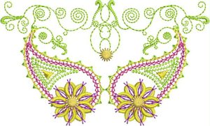 Paisley, machine embroidery designs, foral, flowers, artistic, decorative, patterns, swirls, whimsical, love heart, birds, stars, pretty, beautiful, flower pot, quilt, cushion, pillow, bag, handbag, purse, patchwork