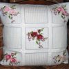 Regent Rose, Machine Embroidery Designs, flowers, floral, pretty, cushion, pillow, homewares