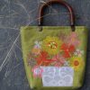 Retro, machine embroidery designs, bee, flowers, dandelions, flower pot, bouquet, swirls, cushion, pillow, handbag, bag, purse, clothing, top, blouse, placemat, homewares, home decor