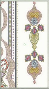 Saffron, machine embroidery designs, artistic, decorative, patchwork, patterrns, gems, diamond shapes, flowers, floral, paisley, wall hanging, bag, handbag, clothing, shirt, blouse