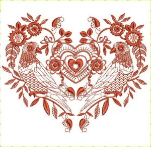 Seeing Red, Machine Embroidery Designs, patchwork, quilt, floral, flowers, bird, patterns, leaves, stem, love heart, artistic, decorative, tree, quilt, wall hanging, dress, clothing, beautiful