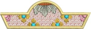 Spring Meditation, machine embroidery designs, peacock, bird, tree branch, oriental, asian inspired, patterns, artistic, butterflies, blossoms, flowers, chinese architecture, boat, temple, chinese, dragon, bag, handbag, cushion, pillow, patchwork, clothing, shirt,fashion, homewares