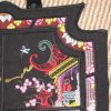 Spring Meditation, machine embroidery designs, peacock, bird, tree branch, oriental, asian inspired, patterns, artistic, butterflies, blossoms, flowers, chinese architecture, boat, temple, chinese, dragon, bag, handbag, cushion, pillow, patchwork, clothing, shirt,fashion, homewares