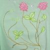 Summer Morning, machine embroidery designs, flowers, delicate, stems, leaves, artistic, decorative, swallows, birds, clothing, t-shirt, shirt, delicate, floral, pretty, beautiful