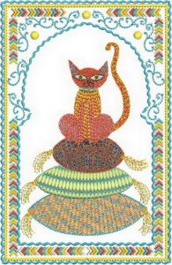 Syrian Cats, machine embroidery designs, cat, cushion, decorative, middle eastern, patterns, decorative, artistic, top, shirt, blouse, clothing, bag, handbag, jewellery box, bookmark, homewares. home decor