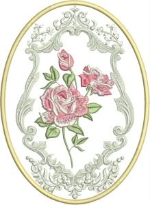 The Roses, machine embroidery designs, flowers, floral, bouquet, roses, decorative, artistic, patterns, pretty, cushion, pillow, handbag, purse, makeup bag, tote bag, bag