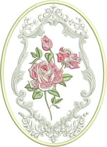 The Roses, machine embroidery designs, flowers, floral, bouquet, roses, decorative, artistic, patterns, pretty, cushion, pillow, handbag, purse, makeup bag, tote bag, bag