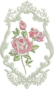 The Roses, machine embroidery designs, flowers, floral, bouquet, roses, decorative, artistic, patterns, pretty, cushion, pillow, handbag, purse, makeup bag, tote bag, bag