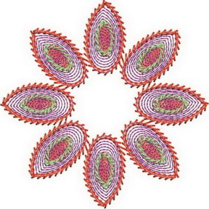 Timeless, machine embroidery designs, artistic, decorative, patterns, geometrical, swirls, funky, stars, checkers, flowers, floral, bag, handbag, cushion, clothing, shirt, fashion, head rest, homewares, home decor