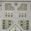 Up the Garden Path, machine embroidery designs, artistic, decorative, star, patterns, leaves, vines, fountain, water, topairy, bird, plant, picket fence, flowers, floral, pot plant, bird nest, patchwork, wall hanging, cushion, pillow, apron, clothing. homewares, home decor