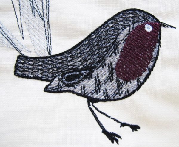 Vintage Vibe, machine embroidery designs, bird, finch, decorative, artistic, pattern, clothing, pullover, jumper, clothing, robin