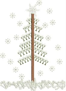 Welcome, machine embroidery designs, Christmas, Holiday Christmas tree, snow, icicles, snow flakes, snowflakes, pine trees, decorations. wall hanging, home decor, artistic, decorative, patterns