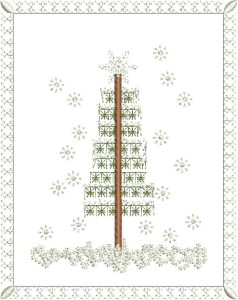 Welcome, machine embroidery designs, Christmas, Holiday Christmas tree, snow, icicles, snow flakes, snowflakes, pine trees, decorations. wall hanging, home decor, artistic, decorative, patterns