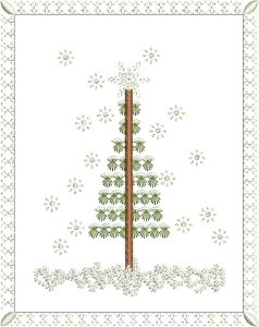 Welcome, machine embroidery designs, Christmas, Holiday Christmas tree, snow, icicles, snow flakes, snowflakes, pine trees, decorations. wall hanging, home decor, artistic, decorative, patterns