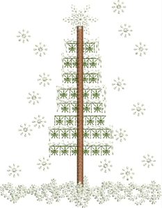 Welcome, machine embroidery designs, Christmas, Holiday Christmas tree, snow, icicles, snow flakes, snowflakes, pine trees, decorations. wall hanging, home decor, artistic, decorative, patterns