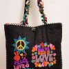 Hippy Chick, machine embroidery designs, bag, handbag, fashion, hippy, 1970's, 1970's fashion, 1970, 1970 fashion, dress, boots, short dress, leopard print, bell bottoms, models, peace, peace sign, peace fingers, music note, love heart, heart, peace love and rock and roll, rock and roll, all we need is love, flowers, floral, sun, artistic, decorative, patterns, trinkets